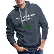 Load image into Gallery viewer, Men's Premium Hoodie - heather denim