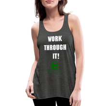 Load image into Gallery viewer, Women's Flowy Tank Top by Bella - deep heather