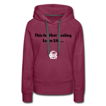 Load image into Gallery viewer, Women&#39;s Premium Hoodie - burgundy
