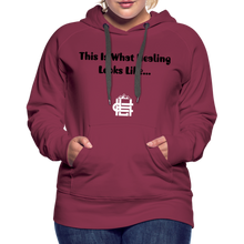 Load image into Gallery viewer, Women&#39;s Premium Hoodie - burgundy
